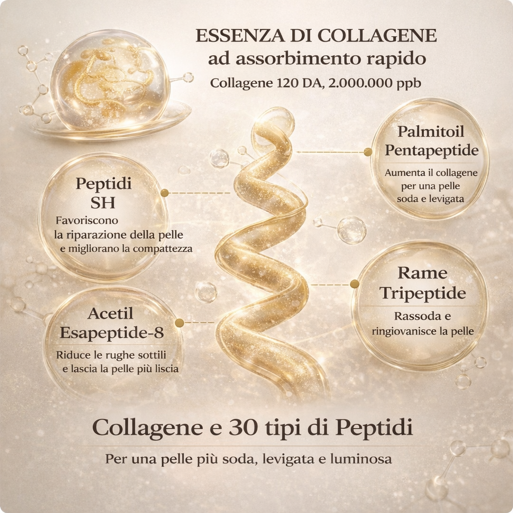 Nivera™ - Siero al Collagene e Peptidi di Seta Intenso