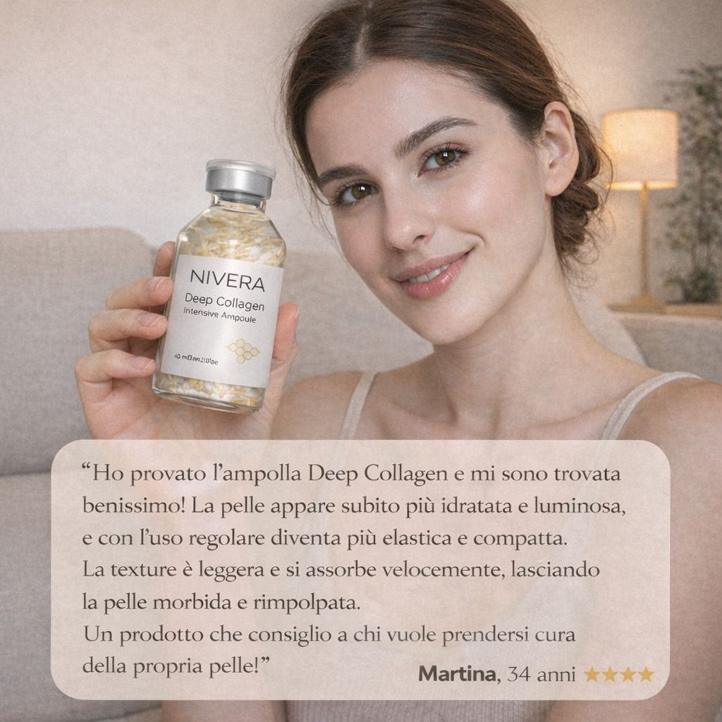 Nivera™ - Siero al Collagene e Peptidi di Seta Intenso