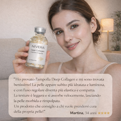 Nivera™ - Siero al Collagene e Peptidi di Seta Intenso
