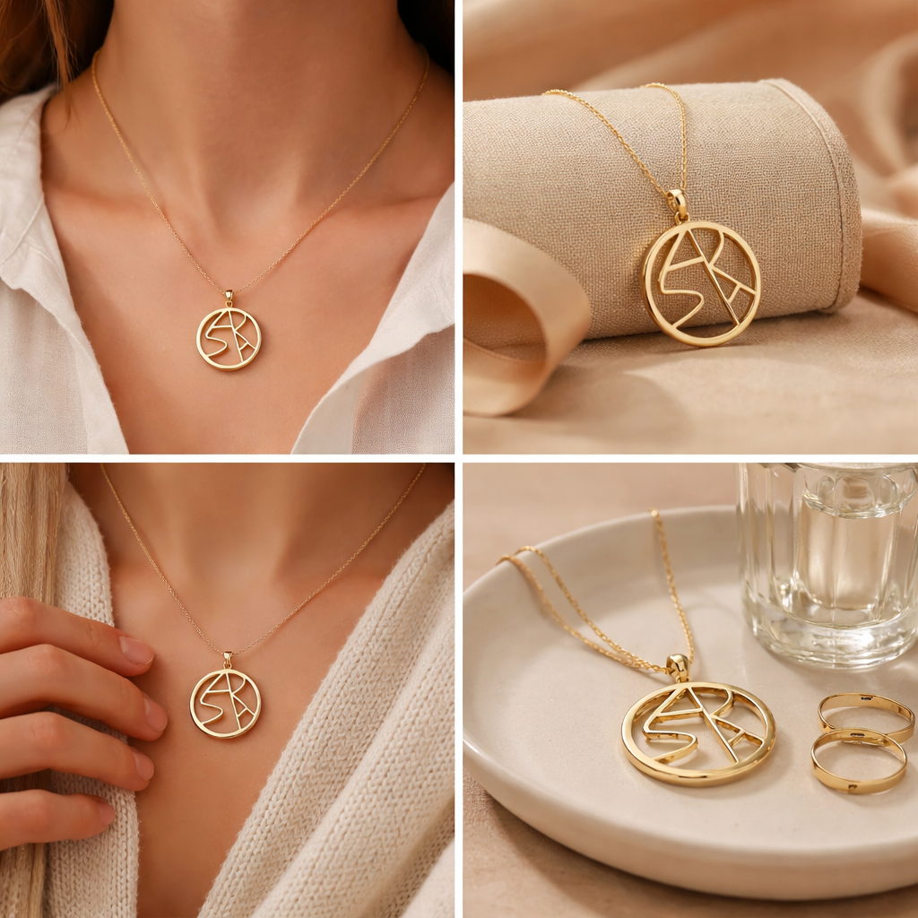 Nivera™ - Collana Monogramma Personalizzata