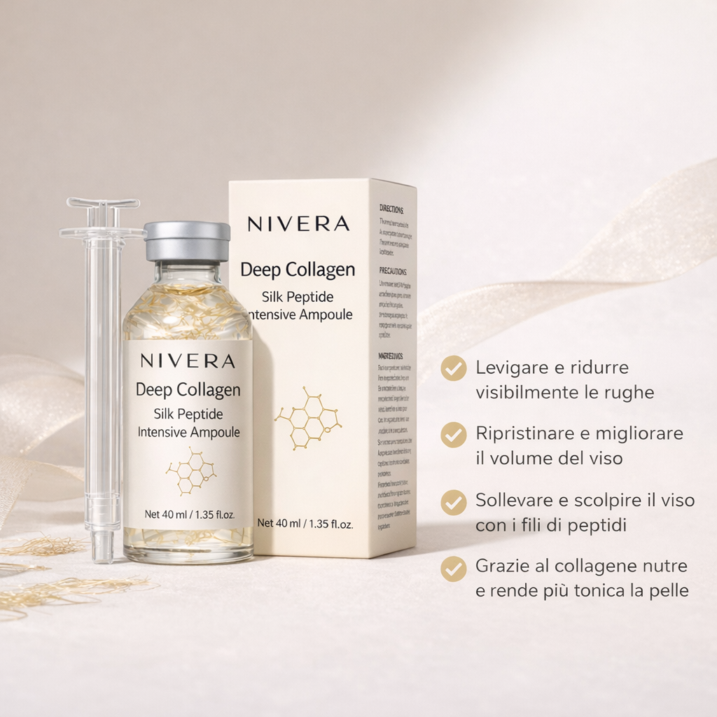 Nivera™ - Siero al Collagene e Peptidi di Seta Intenso