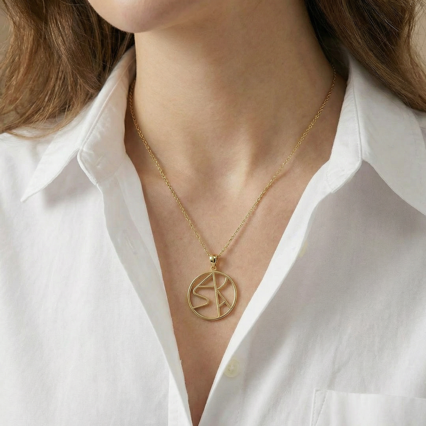 Nivera™ - Collana Monogramma Personalizzata